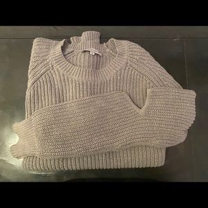 Heartloom sweater with elbow cut outs